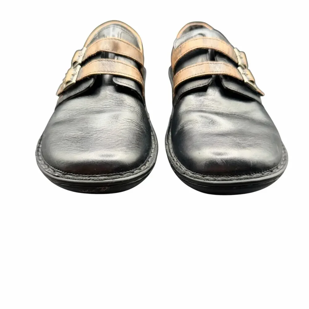 Naot Celestia Slip On Mary Jane Comfort Shoes Black Brown Womens 7 EU 38